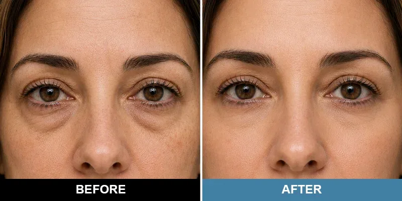 EyeRenew Pro before and after